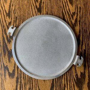 Vintage Guardian Service Round Hammered Aluminum 15.25” Platter Pan Serving Tray